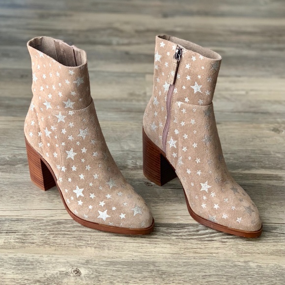 steve madden silver booties